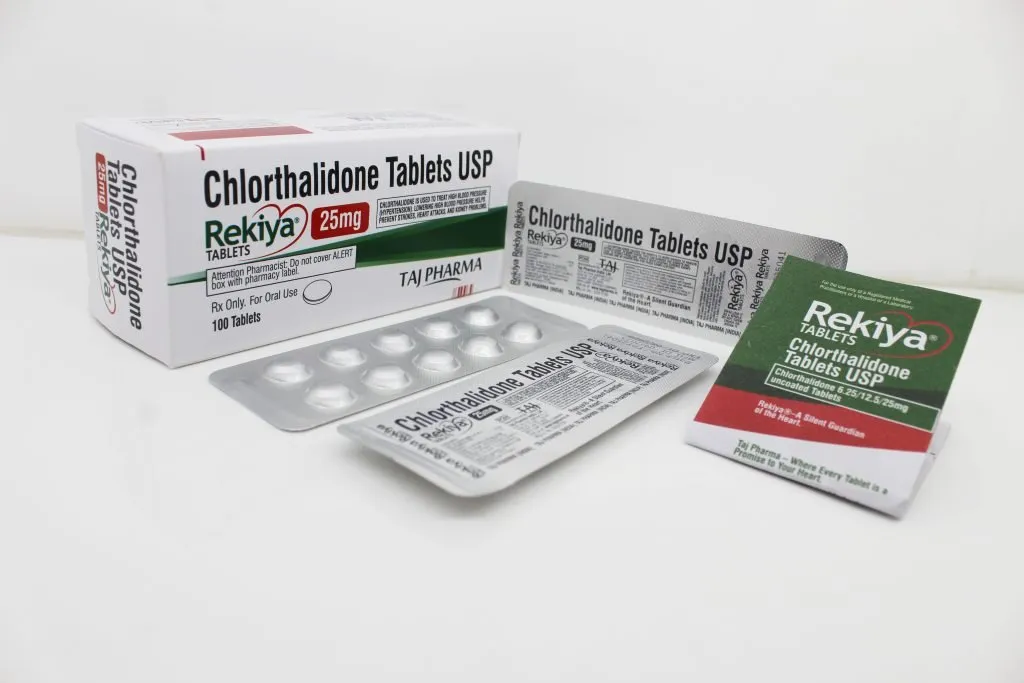 Manufacturer of Chlorthalidone 25mg Tablets Supplier
