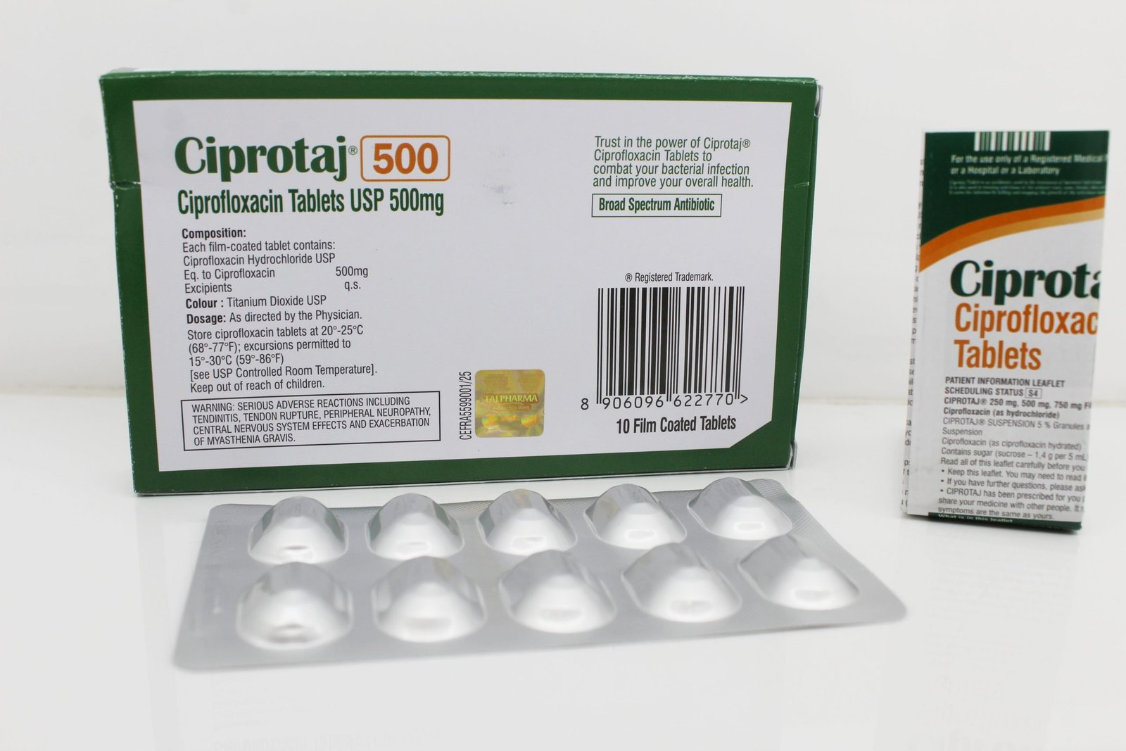 Manufacturer of Ciprofloxacin Tablets USP 500mg Supplier PAN India