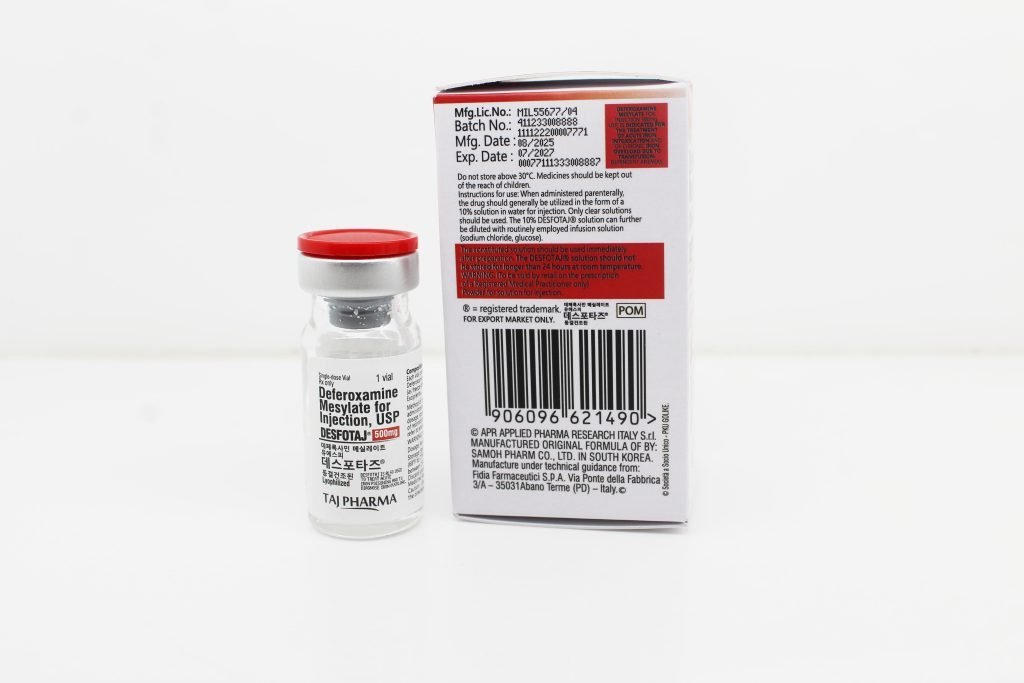 Manufacturer of Deferoxamine Injection 500mg Supplier PAN India