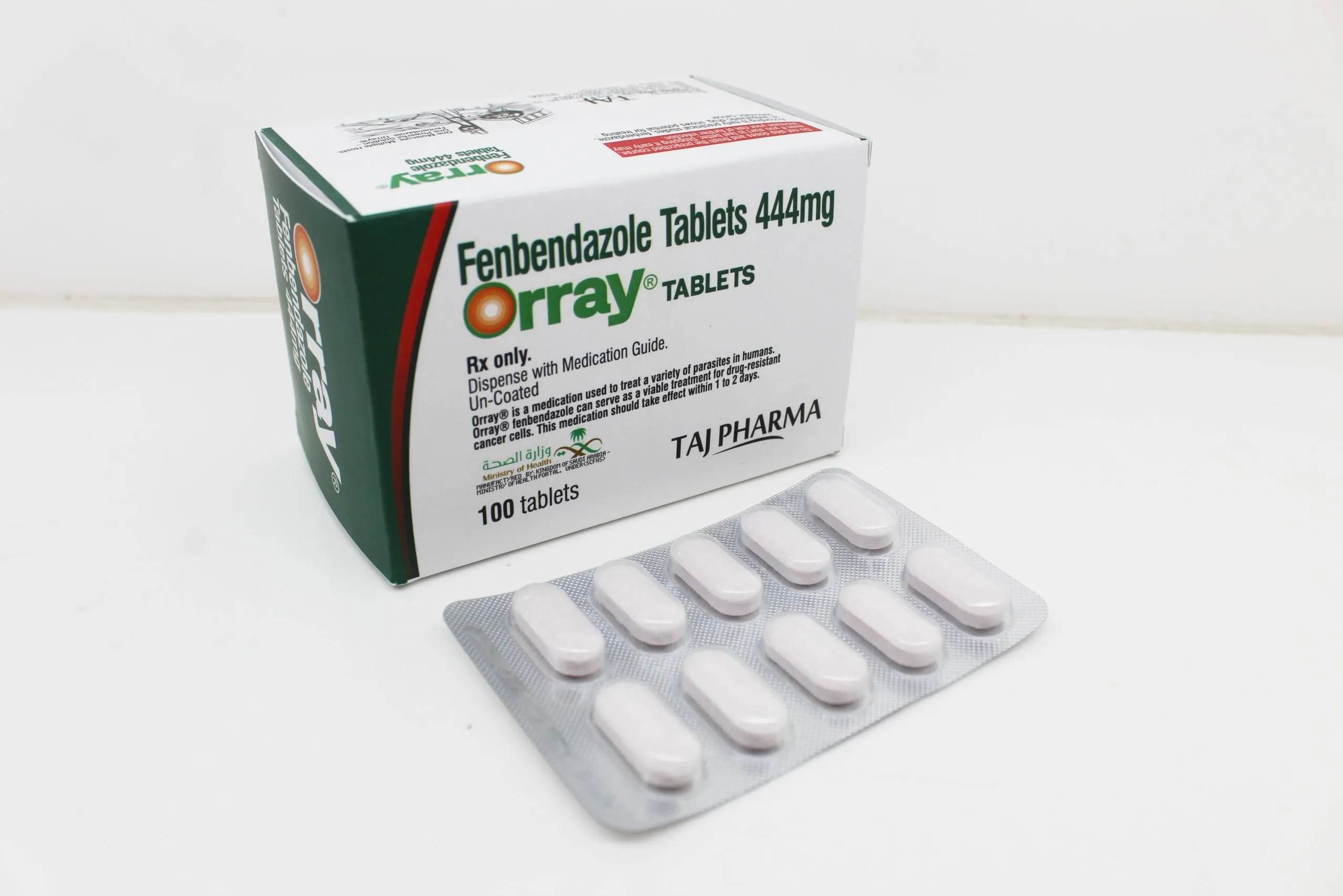 Manufacturer of Fenbendazole Tablets 444mg Supplier PAN India