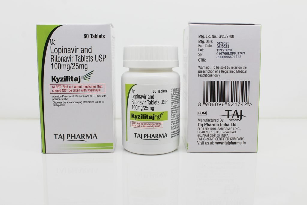 Lopinavir 100mg and Ritonavir 25mg Tablets Manufacturers & Exporters