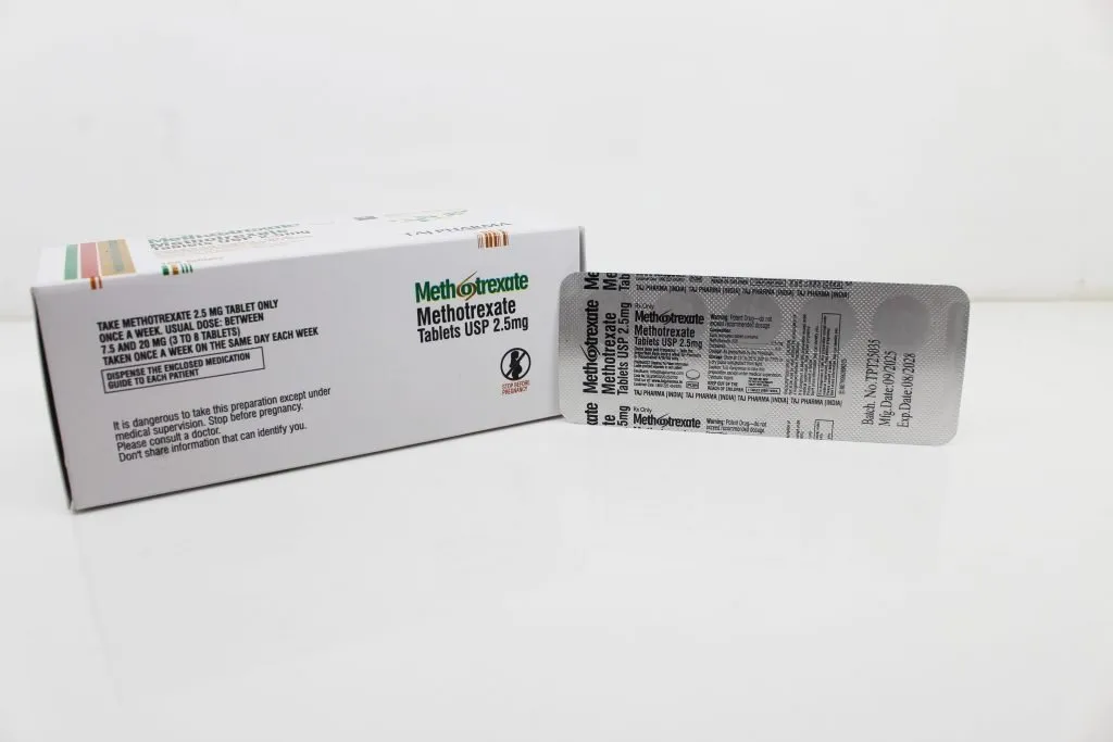 Manufacturer of Methotrexate 2.5mg Tablets Supplier PAN India