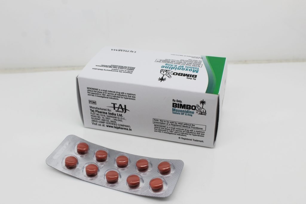 Manufacturer of Moxonidine Tablets BP 0.4mg Supplier PAN India