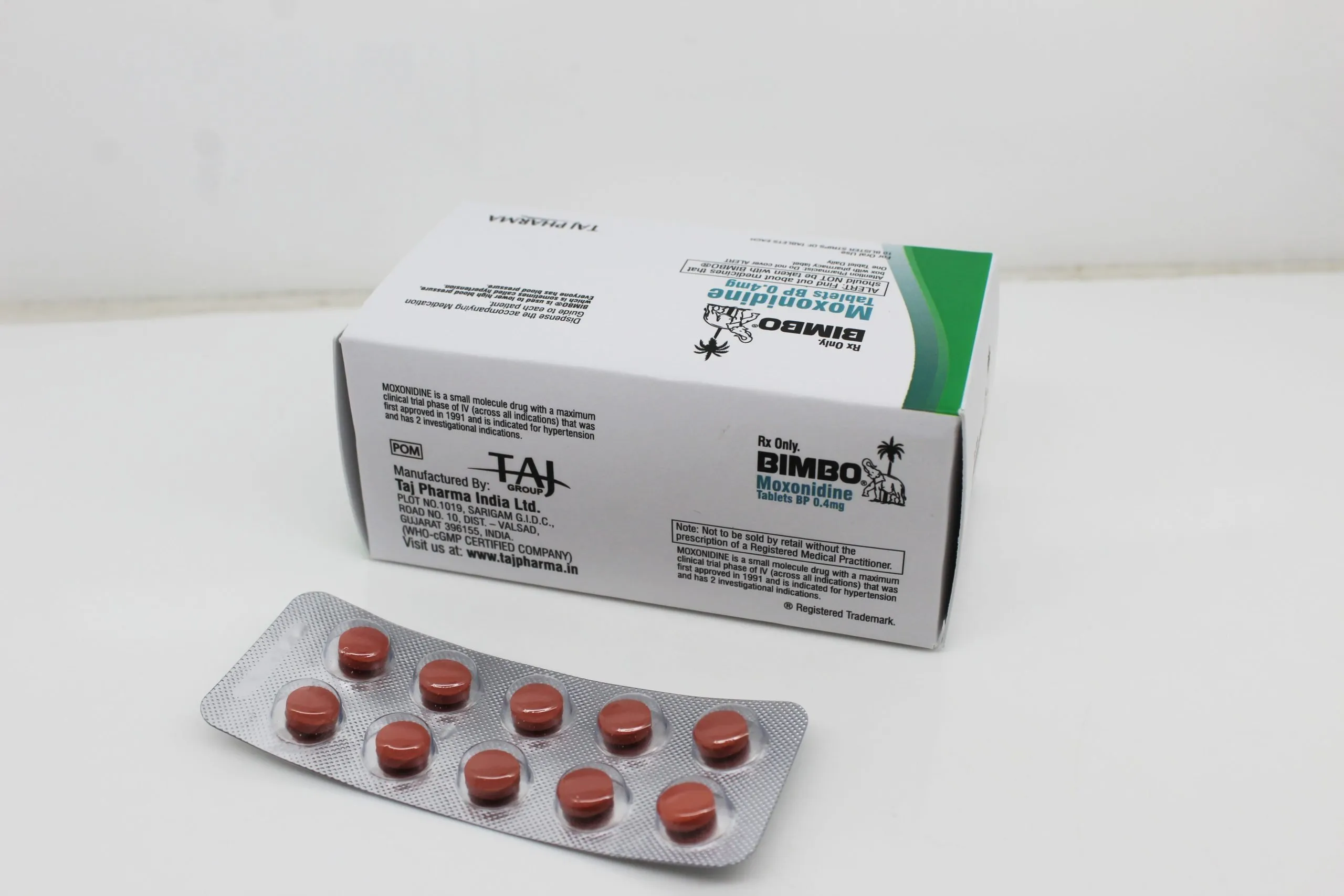 Manufacturer of Moxonidine Tablets BP 0.4mg Supplier PAN India
