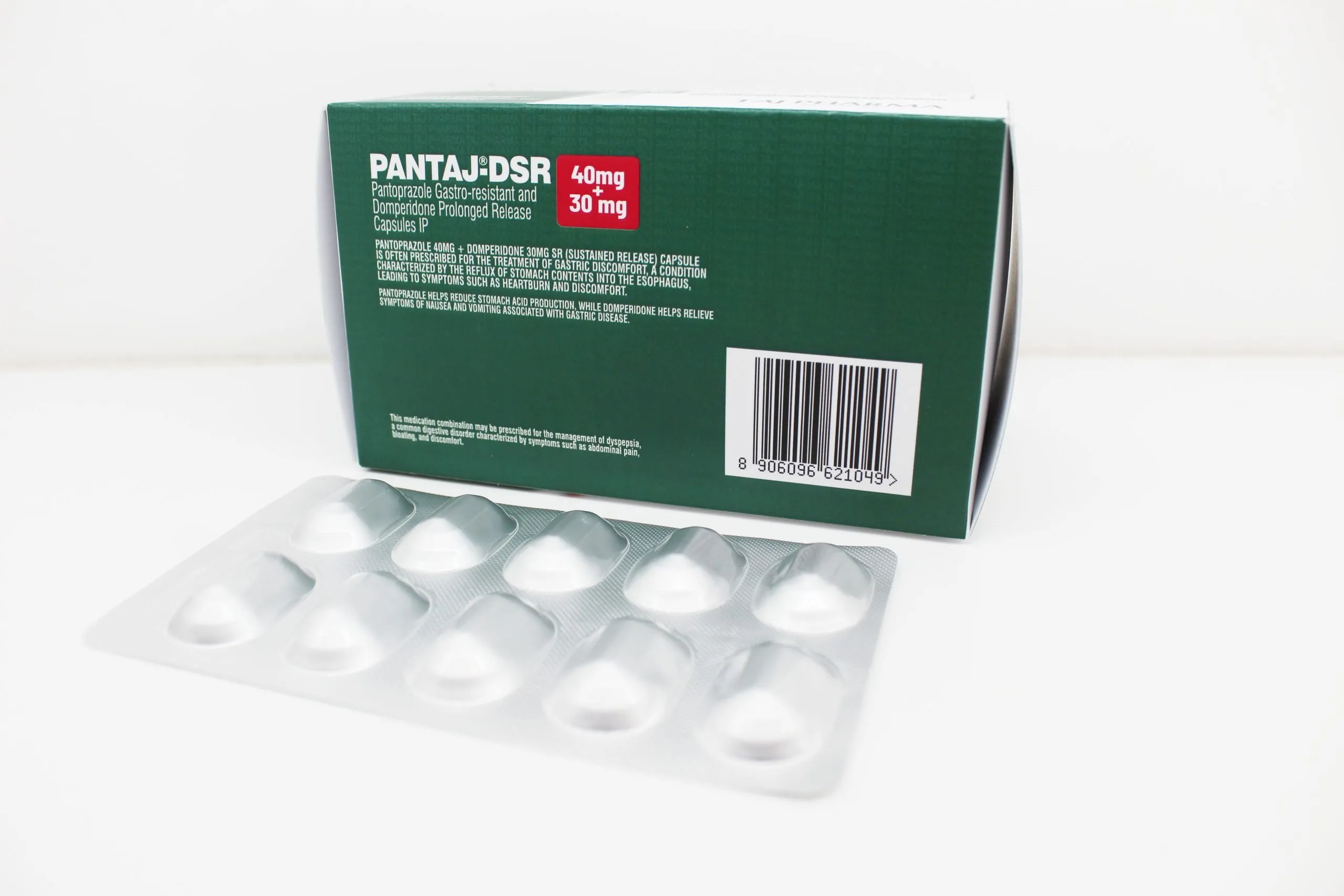 Pantoprazole Sodium GR 40mg and Domperidone PR 30mg capsules Supplier PAN India