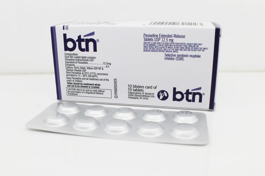Manufacturer of Paroxetine Extended-release Tablets 12.5mg Supplier PAN India