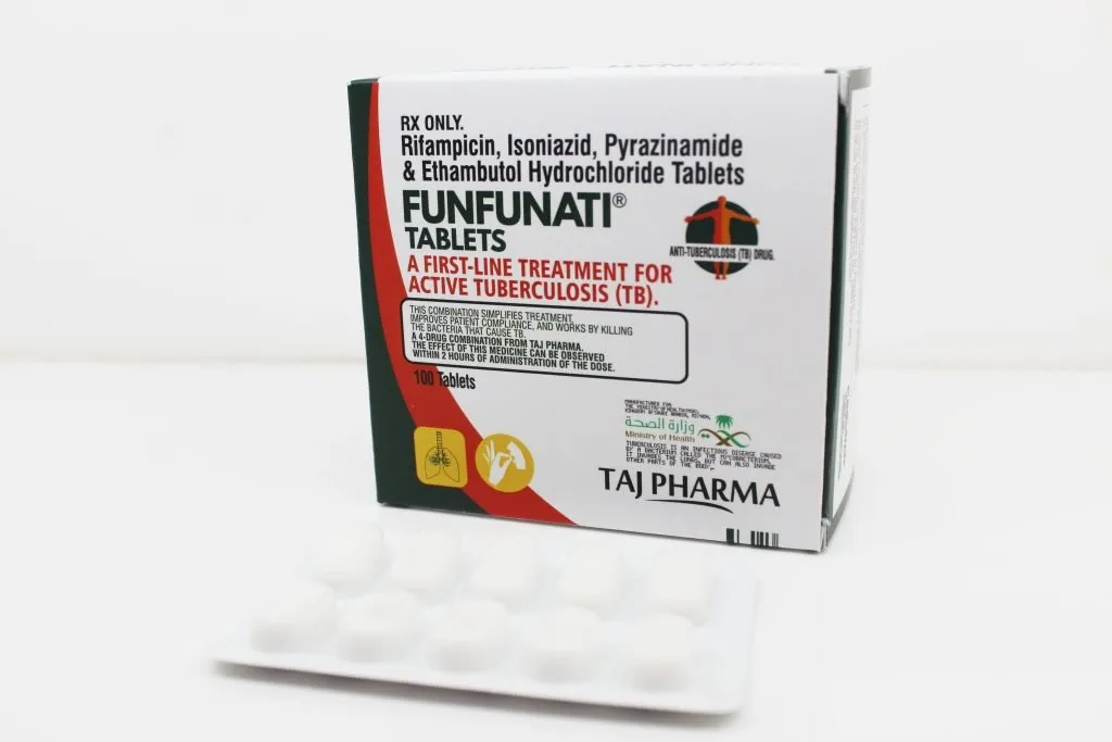 Manufacturer of Rifampicin 150mg, Isoniazid 75mg, Pyrazinamide 400mg & Ethambutol Hydrochloride 275mg Tablets Supplier PAN India
