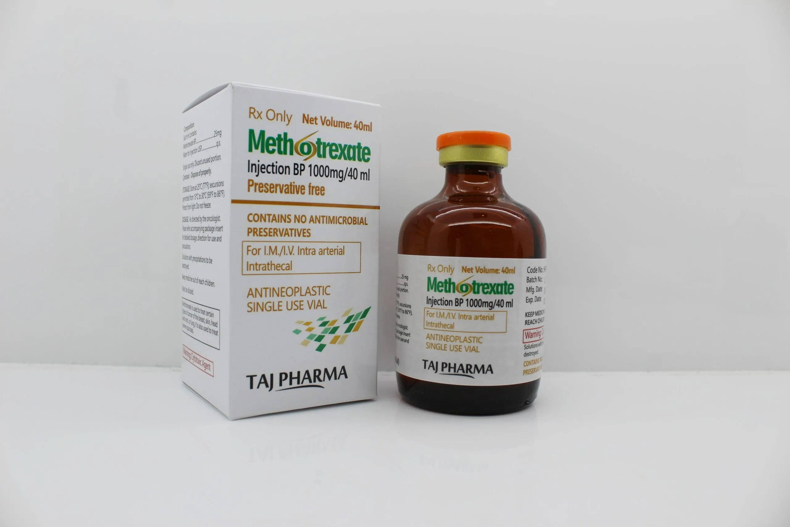 Methotrexate Injection 1000mg/40ml PCD Franchise – Taj Pharmaceuticals