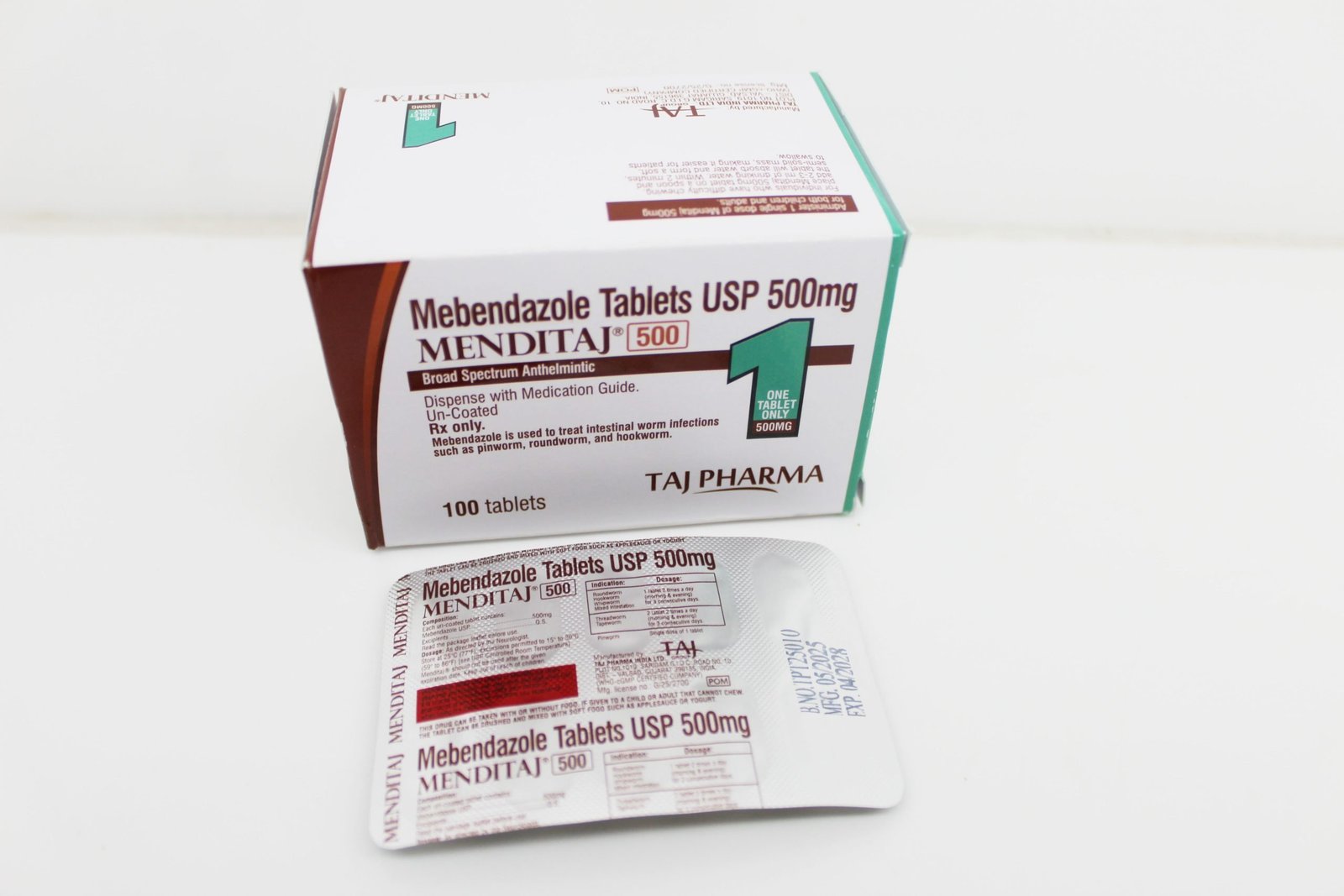 Mebendazole Tablets 500mg Manufacturer Suppliers in India