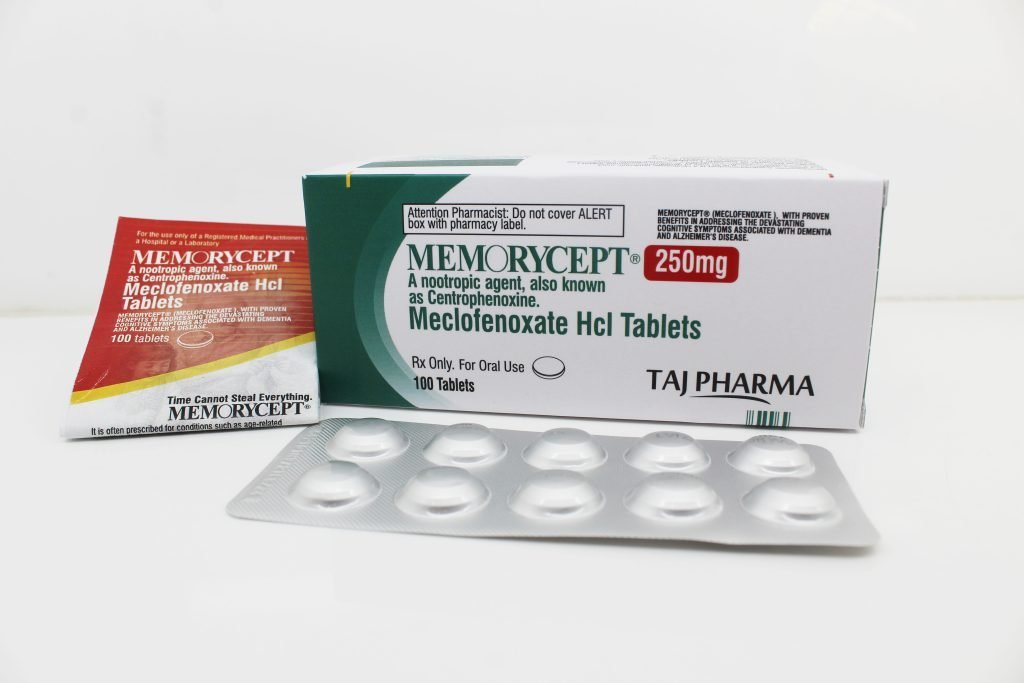 Meclofenoxate HCl Tablets 250mg PAN India Manufacturer