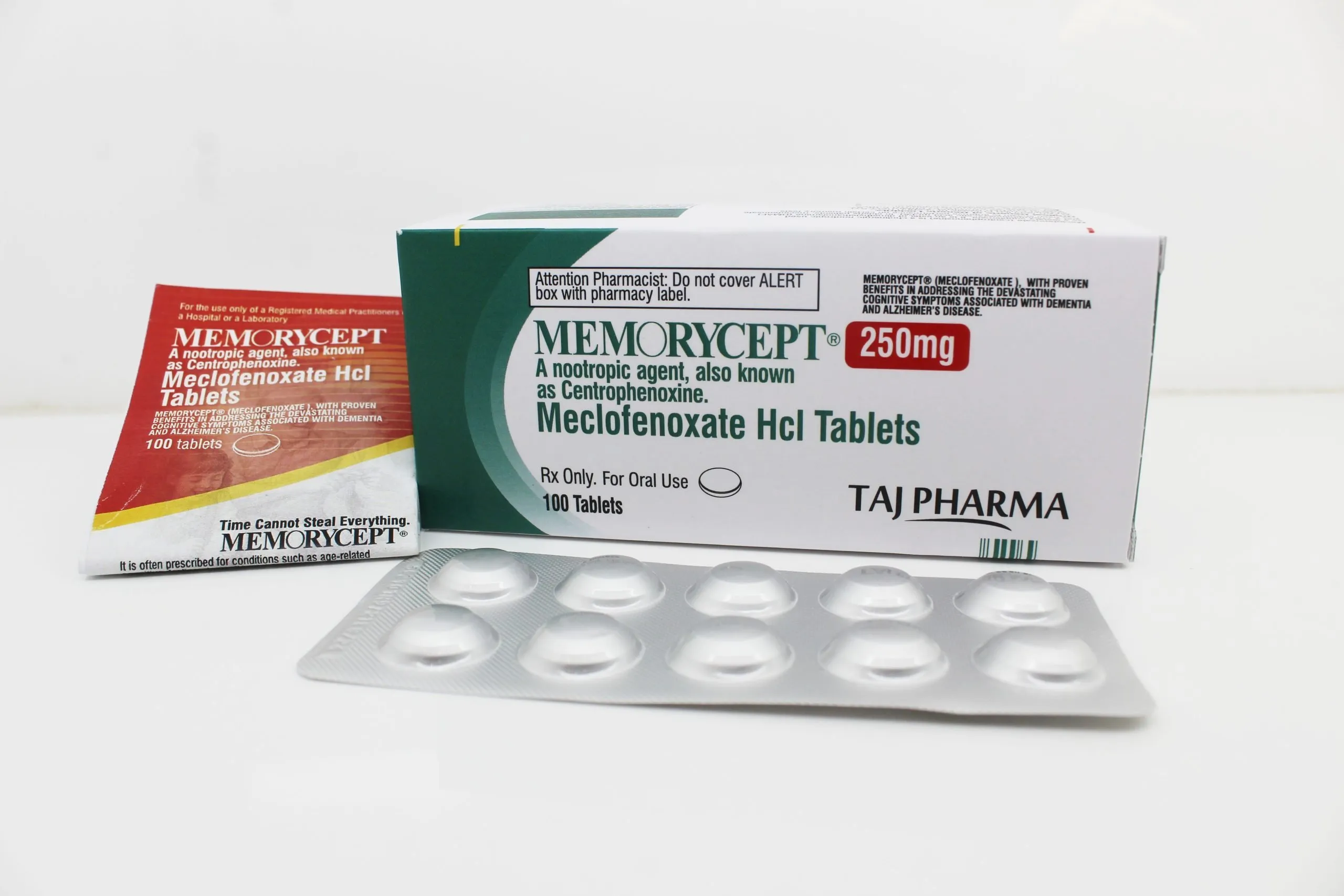 Meclofenoxate HCl Tablets 250mg PAN India Manufacturer
