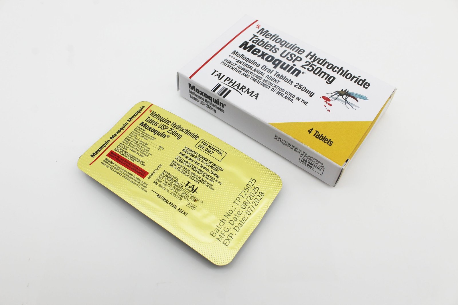Mefloquine 250mg Tablets Manufacturer Vapi Gujarat