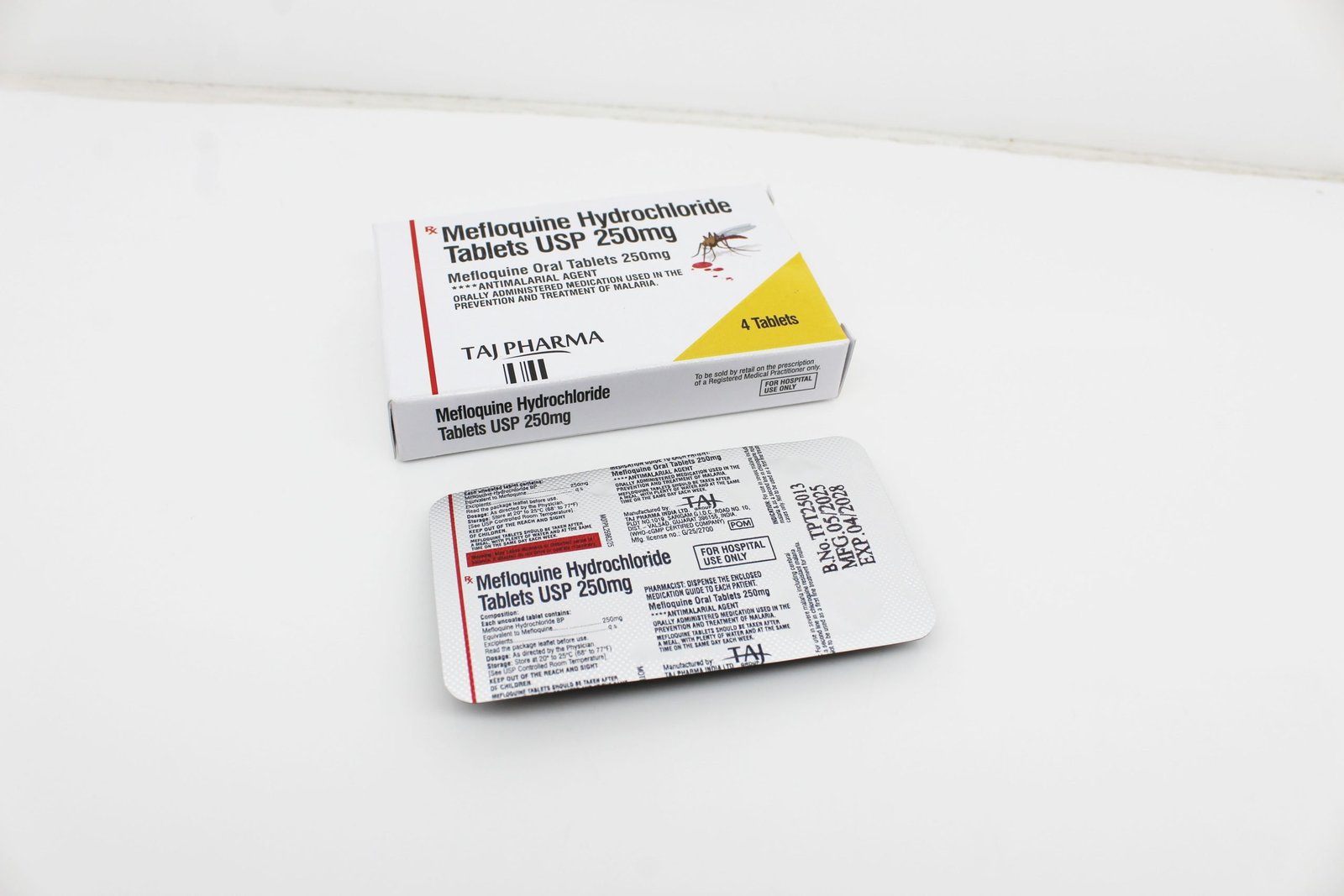 Mefloquine Hydrochloride Tablets 250mg Manufacturers PAN India Suppliers Exporters
