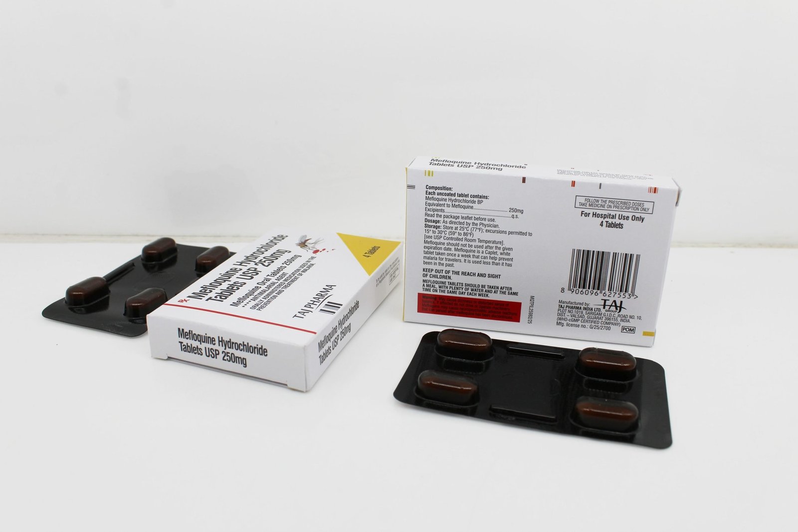 Mefloquine Hydrochloride Tablets 250mg Suppliers, Exporters in India