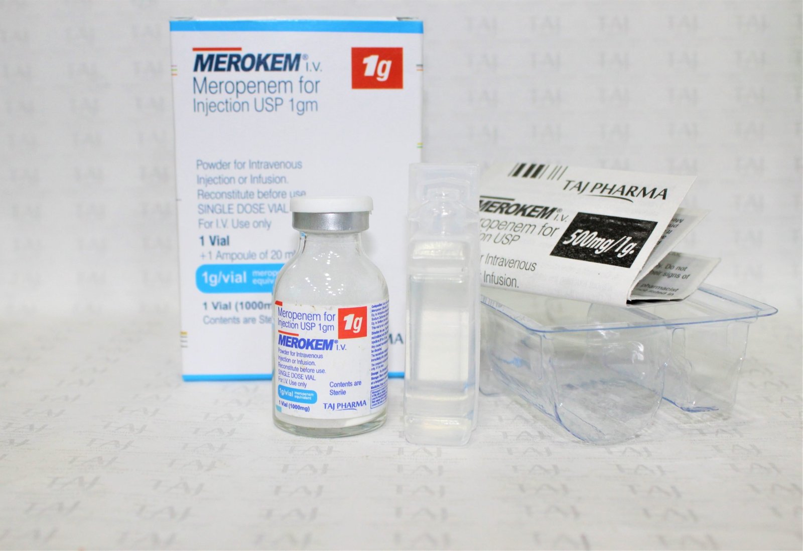 Meropenem for injection USP 1 gm Exporters in India - Taj Generics ...