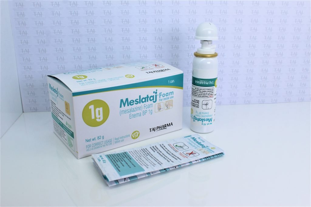 Mesalazine Foam Enema BP 1g Manufacturers and Exporters