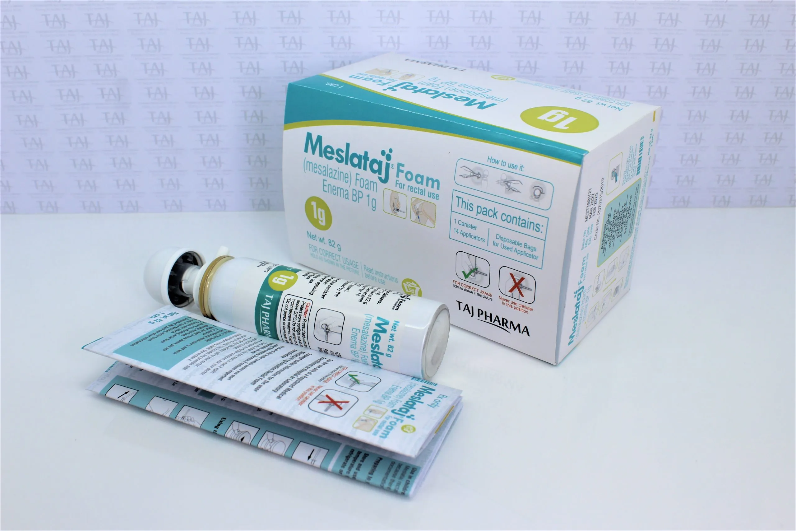 Mesalazine Foam Enema BP 1g Exporters and Supplier