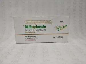 Methotrexate injection BP 50 mg 2ml Taj Pharma
