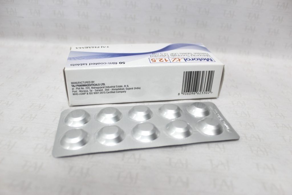 Metoprolol Succinate 12.5 mg Extented Reelase Tablet USP (METOROLXL)