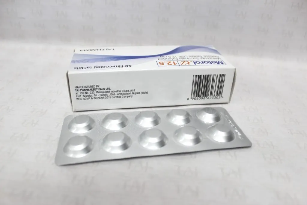 Metoprolol Succinate 12.5 mg Extented Reelase Tablet USP (METOROLXL)