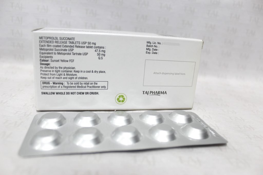 Metoprolol-Succinate-Extended-Release-Tablets-50-mg-Taj-Pharma