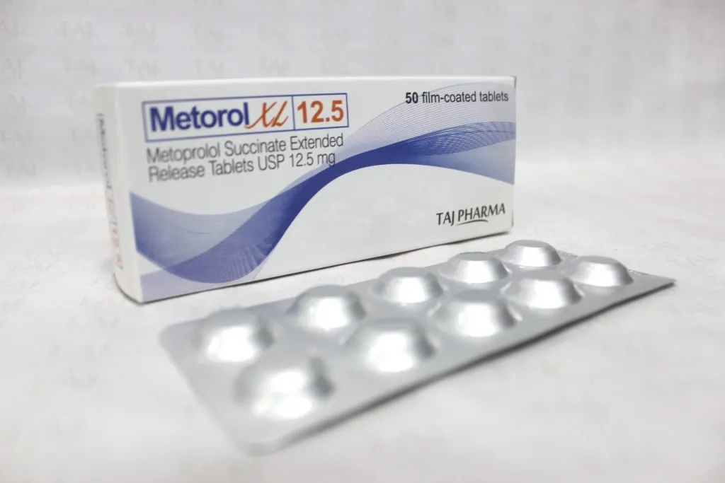 Metoprolol Succinate USP film coated tablets 12.5 mg (METOROLXL)