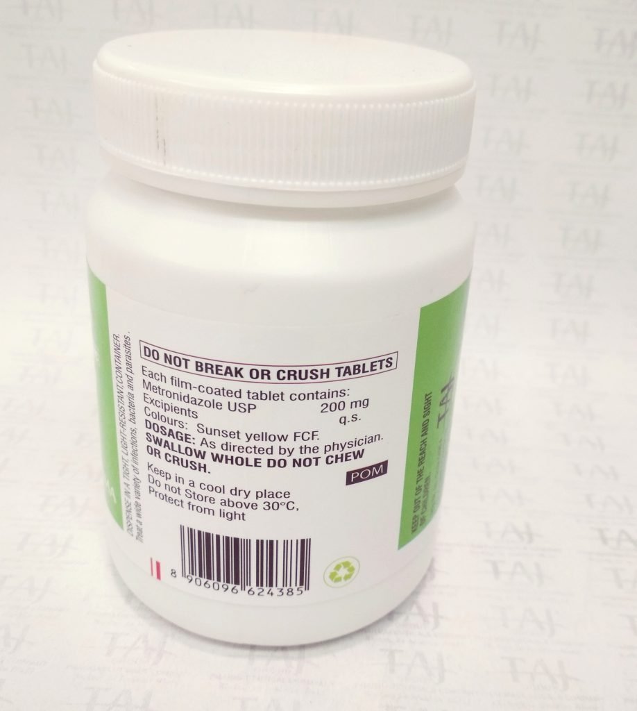 Metronidazole Tablets USP 200MG