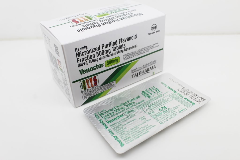 Micronized Purified Flavanoid Fraction Tablets 500mg Exporters in India