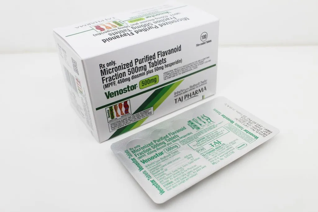 Micronized Purified Flavanoid Fraction Tablets 500mg Exporters in India