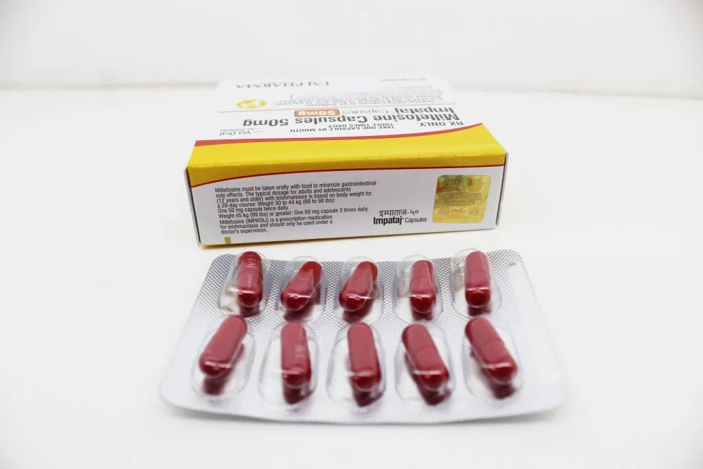 Miltefosine 50mg capsules Manufacturer & Suppliers