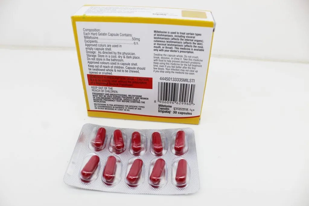Miltefosine 50mg capsules Manufacturers & Exporters