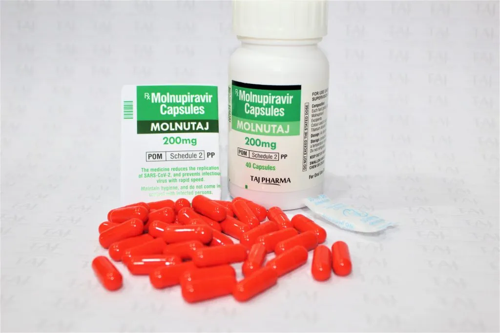 Molnupiravir capsules 200 mg manufacturer in India, Molnupiravir capsules 200 mg suppliers in India, Molnupiravir capsules 200 mg exporters in India, Molnupiravir capsules 200 mg manufacturer from India, Molnupiravir capsules 200 mg suppliers, Molnupiravir capsules 200 mg, Molnupiravir capsules 200 mg Taj Pharmaceuticals