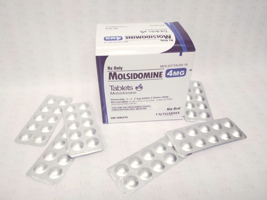 Molsidomine 4mg Tablets Taj Pharma