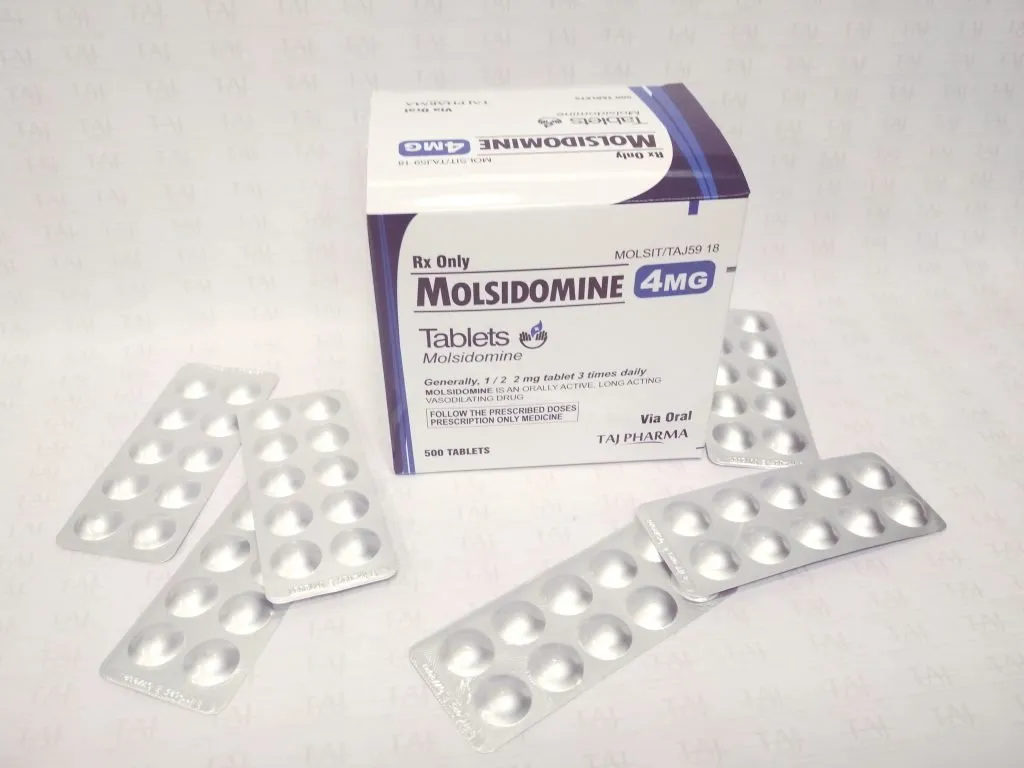 Molsidomine 4mg Tablets Taj Pharma