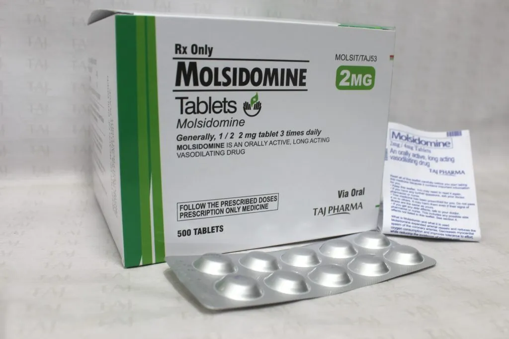 Molsidomine Tablets 2mg Taj