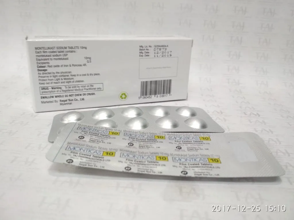 Monteleukast Sodium Tablets 10 mg Taj Pharma