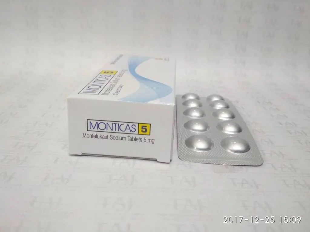 Monteleukast Sodium Tablets (Monticas) 5 mg Taj Pharma