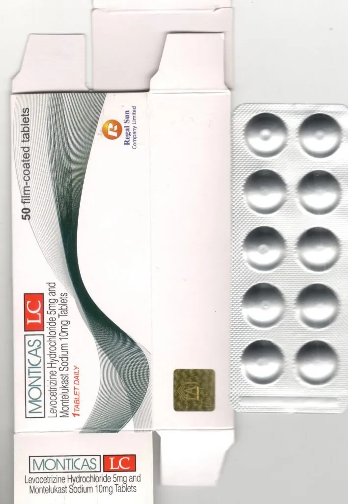 Montelukast Sodium Levocetirizine Hydrochloride Tablet