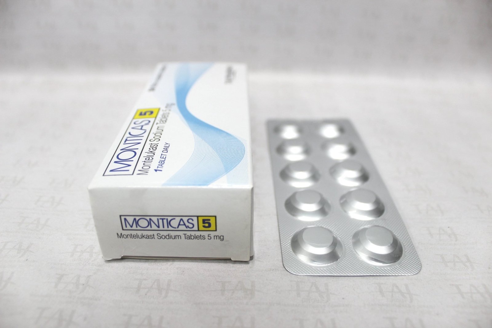 Montelukast Sodium 5mg Tablets Taj Pharmaceuticals is reputed manufacturer and Montelukast Sodium Tablet 5mg suppliers in India prefer Taj Pharmaceuticals due to the reliability and purity of products.