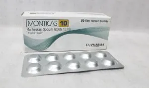 Montelukast Sodium Film Coated Tablet 10mg Taj Pharma Montelukast Sodium Tablet 10mg dosage chart, Montelukast Sodium Tablet 10mg maximum dose, Montelukast Sodium Tablet 10mg exporter, Manufacturer Supplier of Montelukast Sodium Tablet 10mg based in Mumbai, India