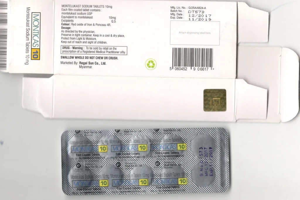 montelukast sodium uses