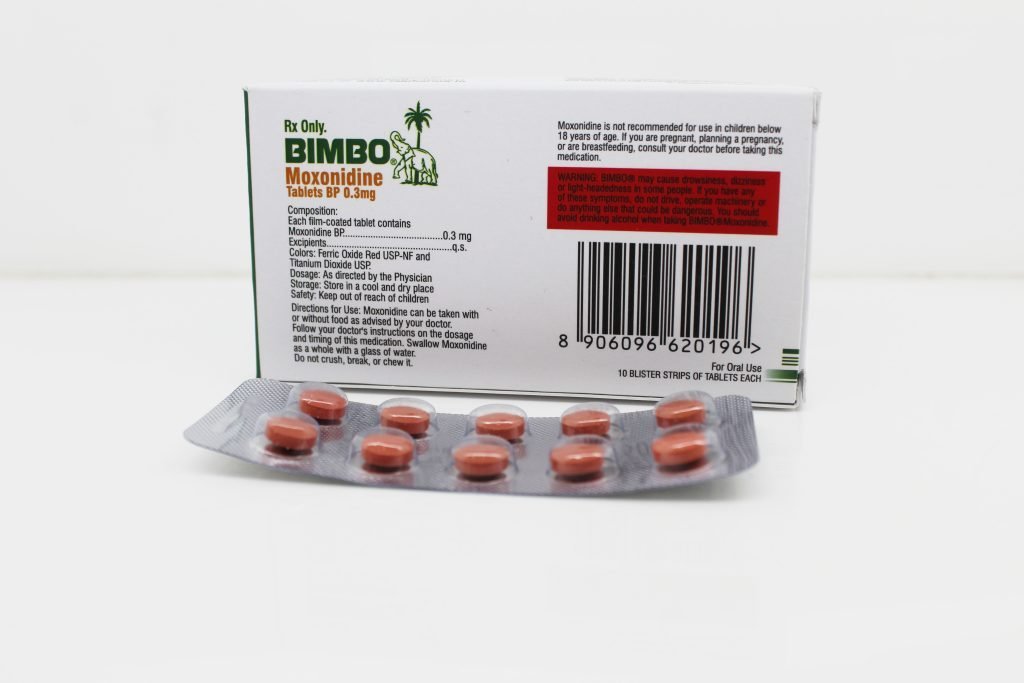 Moxonidine Tablets 0.3mg Manufacturers & Suppliers