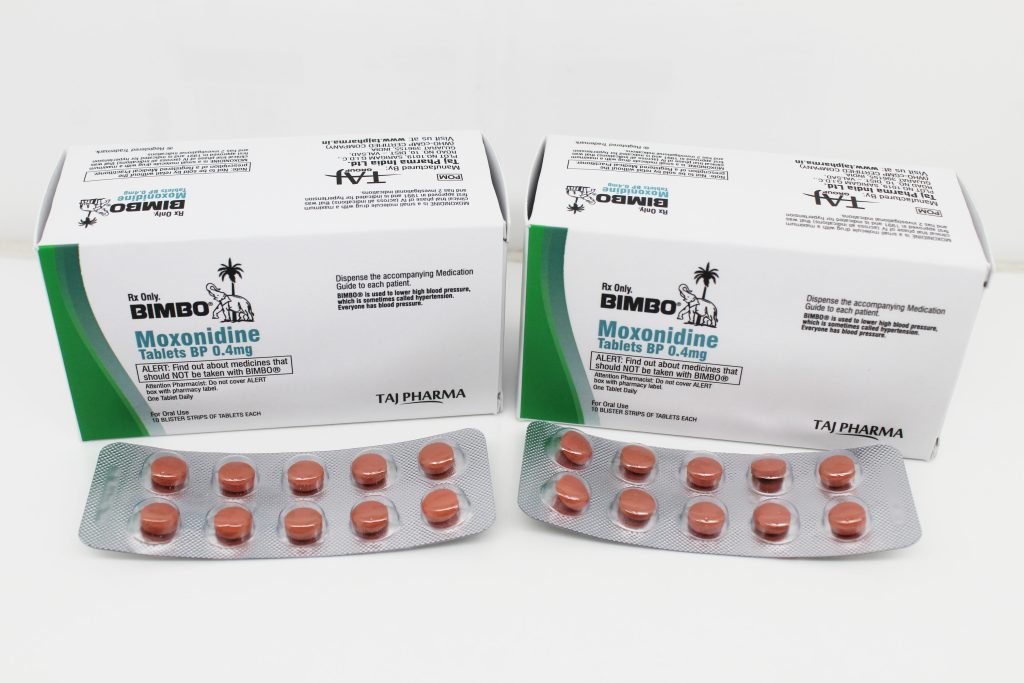 Moxonidine Tablets 0.4mg Manufacturer from Mumbai