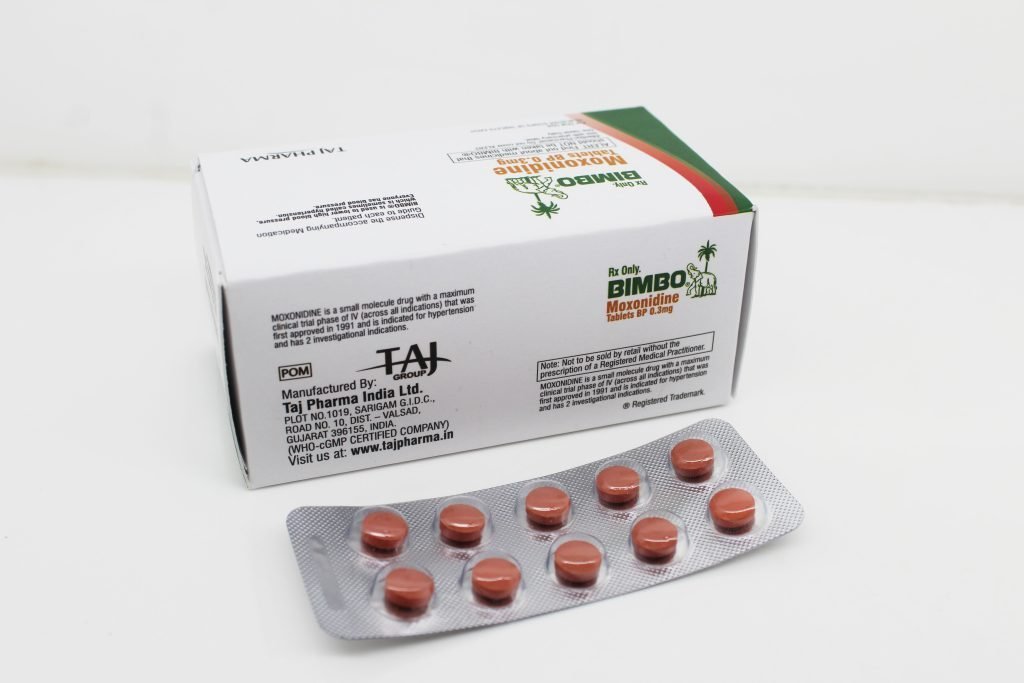 Moxonidine Tablets BP 0.3mg Manufacturers India, Suppliers