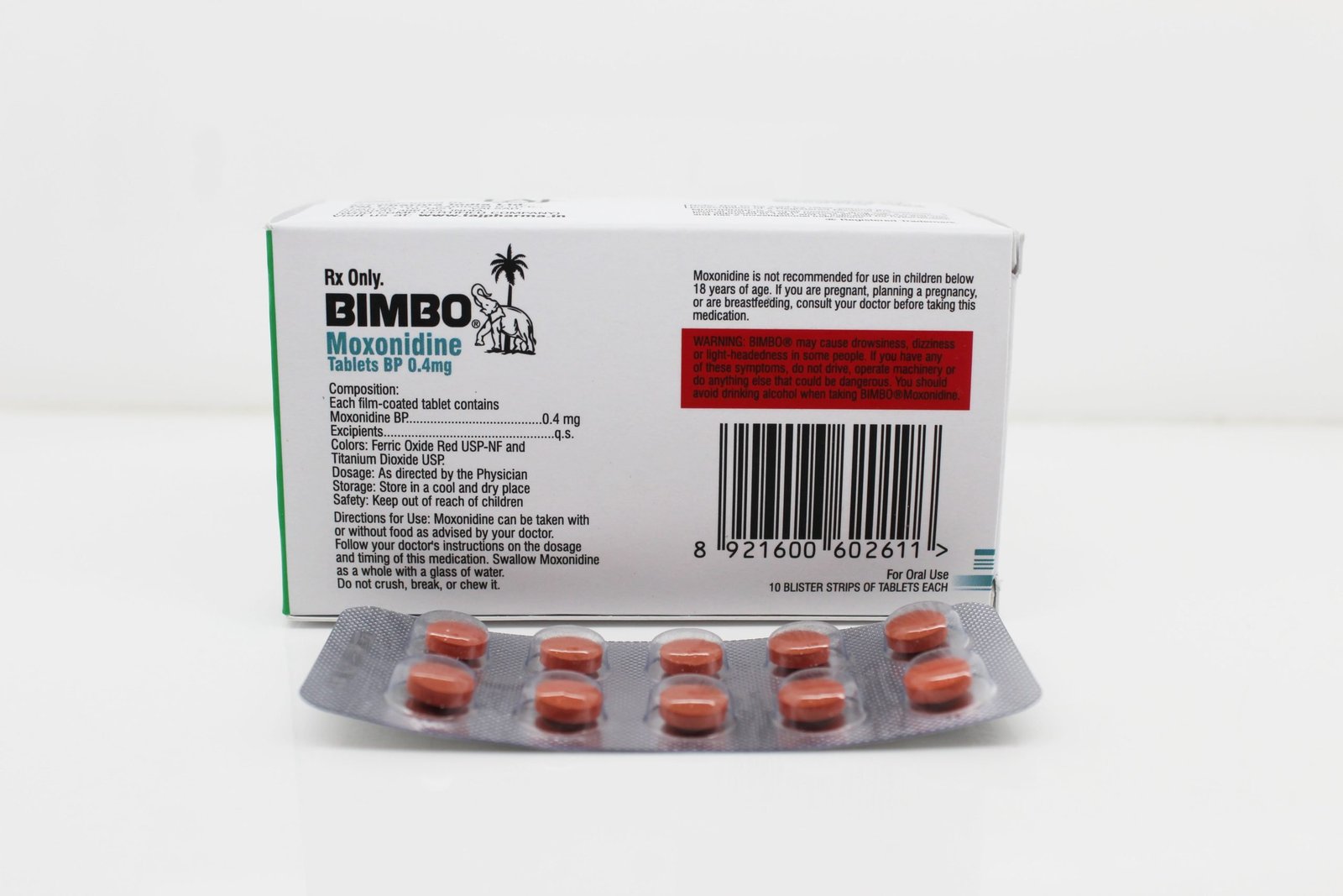 Moxonidine Tablets BP 0.4mg Manufacturer & Supplier