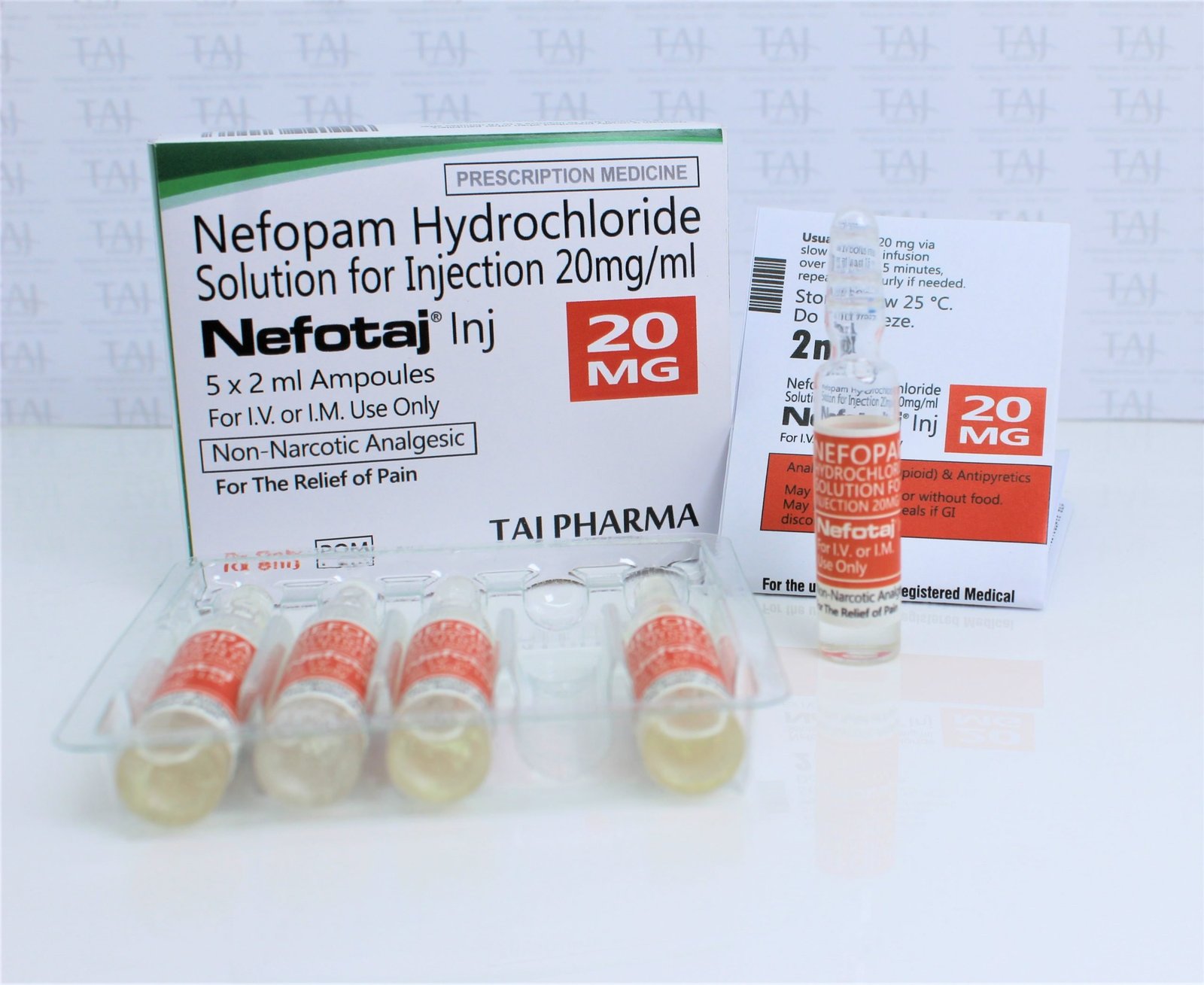 Taj Pharmaceuticals, the well-known Nefopam Hydrochloride 20 mg Injection Manufacturer in India gives the assurance of high-quality and purity. The stringent quality-control ensure that every batch of the drug brings a consistent standard. As Nefopam Hydrochloride 20 mg Injection Exporters, we can cater business queries from the following geographies: