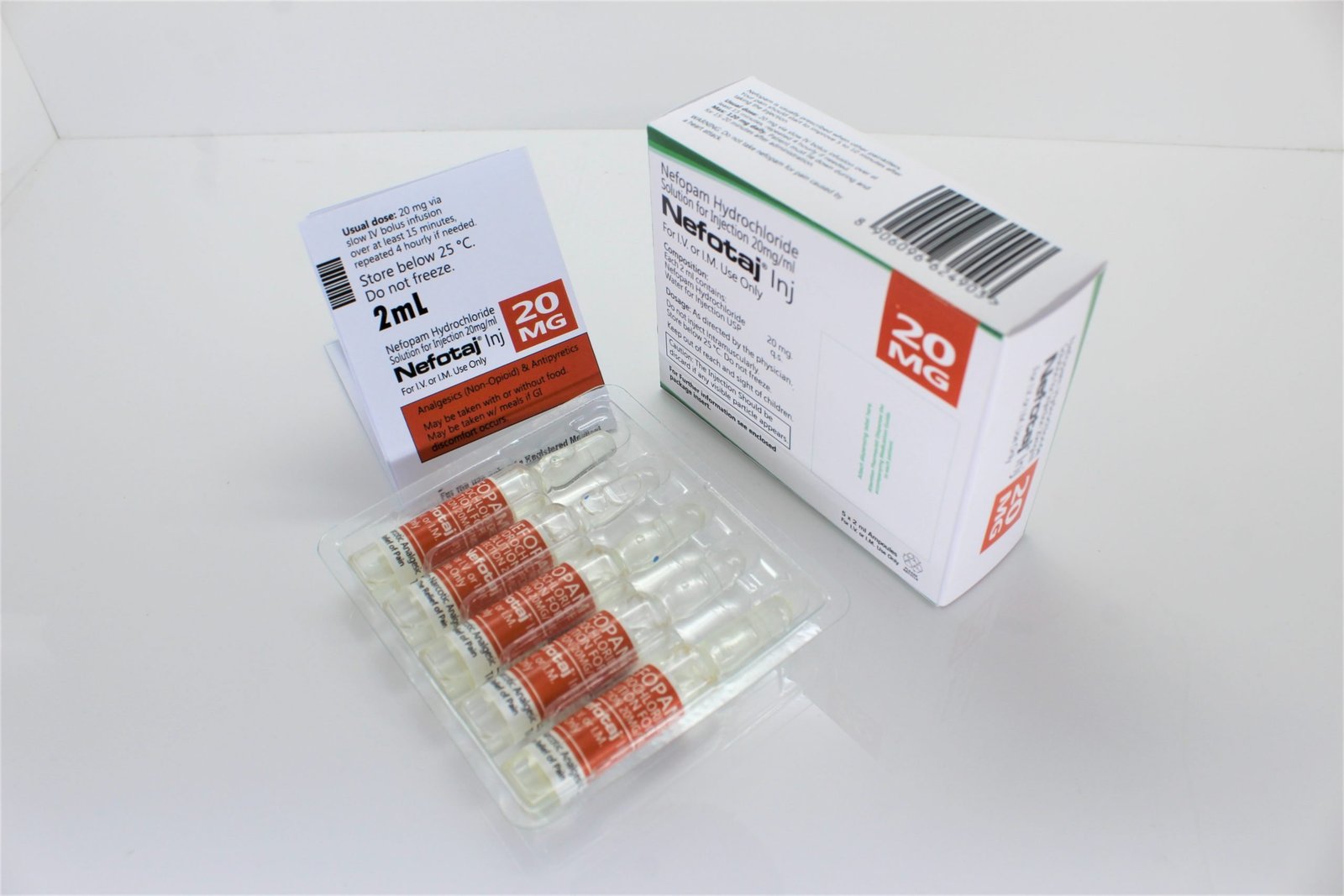 Nefopam Hydrochloride 20 mg Injection product, Nefopam Hydrochloride 20 mg Injection Exporter, Generic pharmaceutical drugs Exporters, Exporters and Supplier, Indian - Nefopam Hydrochloride 20 mg Injection manufacturer, Nefopam Hydrochloride 20 mg Injection exporter, Nefopam Hydrochloride 20 mg Injection supplier directory