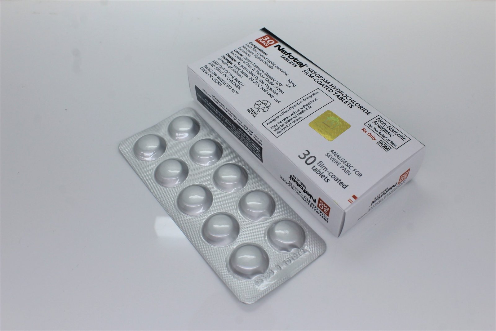 Nefopam Hydrochloride tablet 30 mg