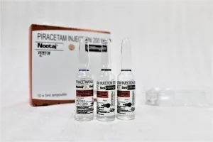 Piracetam Injection 200mg/ml (Nootaj) manufacturers & Piracetam Injection 200mg/ml (Nootaj) suppliers in India. Piracetam Injection 200mg/ml (Nootaj) manufacturer in India gives the assurance of high-quality and purity. The company carries the rich experience in manufacturing of Piracetam Injection 200mg/ml (Nootaj). Taj Pharmaceuticals is reputed manufacturer and Piracetam Injection 200mg/ml (Nootaj) suppliers from India. Get contact for Piracetam Injection 200mg/ml (Nootaj) manufacturing companies from India.