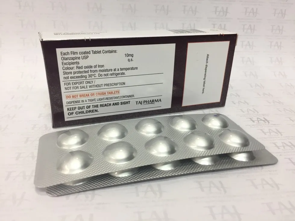Taj Pharmaceuticals manufacturer of Olanzapine Tablets USP 10mg, Olanzapine Tablets USP 10mg manufacturer in India TajPharma India, India based manufacturing company of Olanzapine Tablets USP 10mg Olanzapine Tablets USP 10mg Taj Pharma